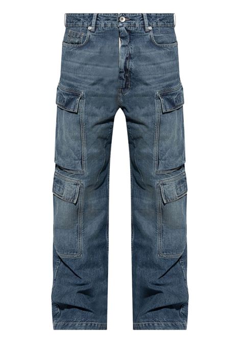 Blue DRKSHDW cargo jeans Rick Owens DRKSHDW - men